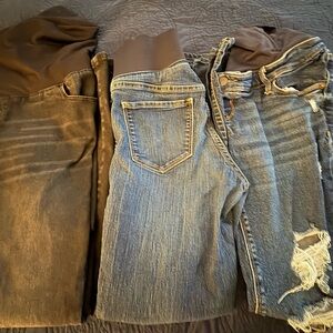 Old Navy Women's Jeans in Black and Blue